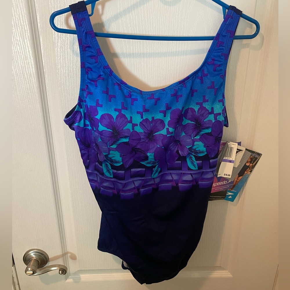 NWT Speedo aquatics, fitness system, swimsuit, one piece